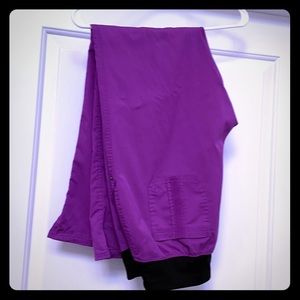 Healing hands purple label yoga scrub pants